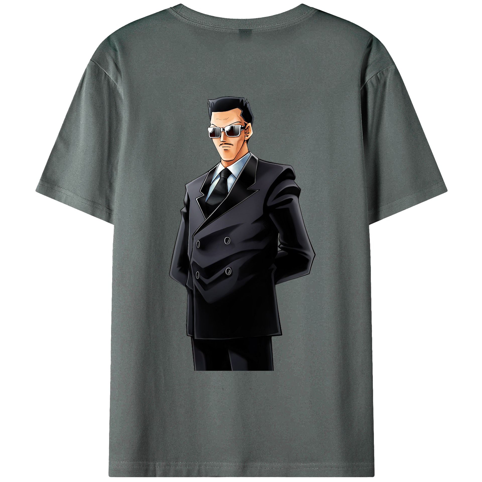 （画像用） 遊☆戯☆王 Yu-Gi-Oh! 綿100％ メンズ半袖Tシャツ（バックプリント） 通気性